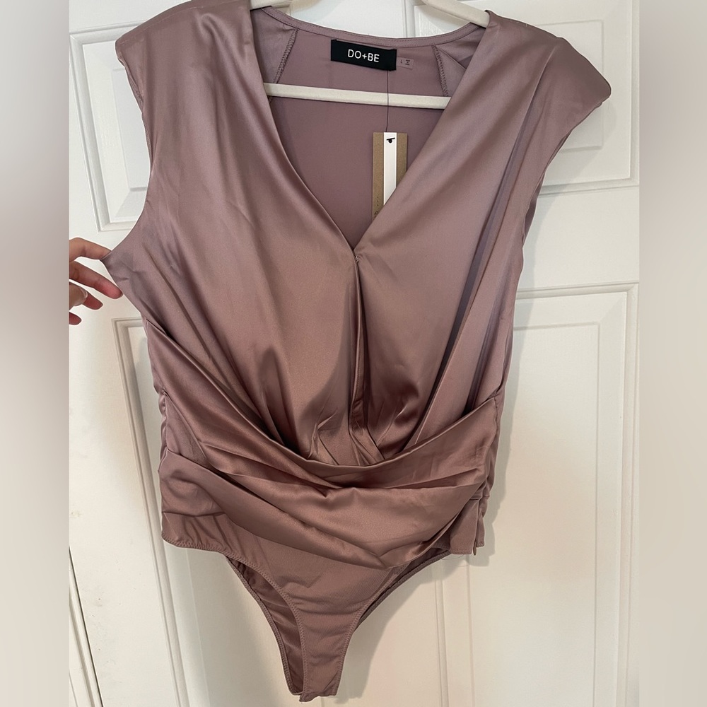 DO+BE NWT Silk Bodysuit